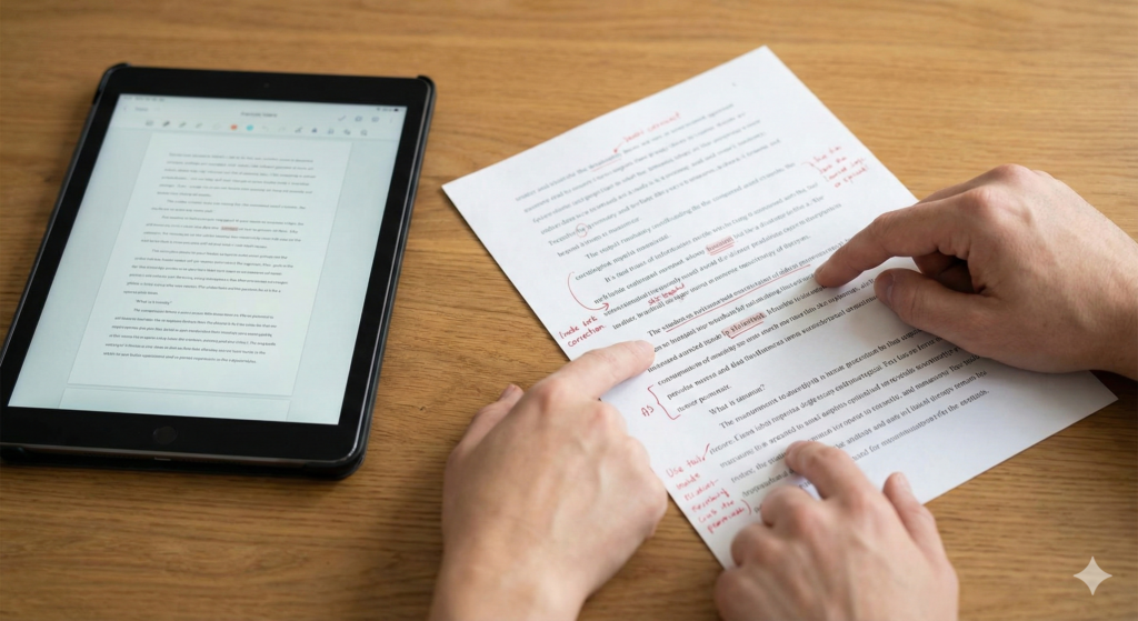 プロのフィードバック